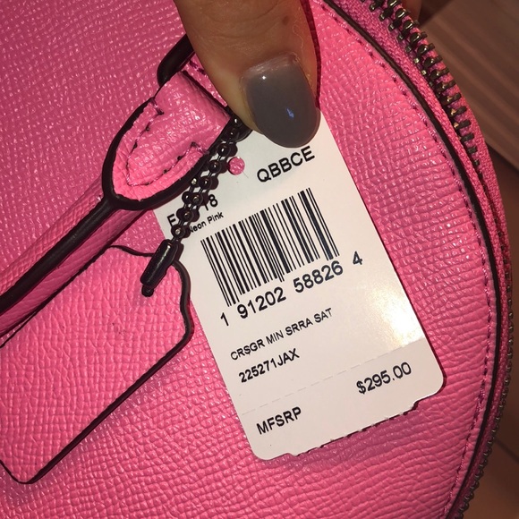 Pink Coach Crossbody Purse - Picture 5 of 5